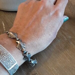 Stylish Silver Antique Sterling Bracelet